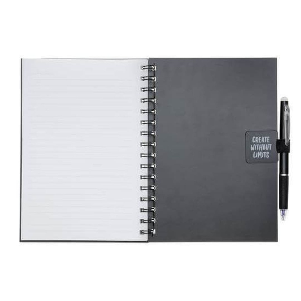 ETERNITY - Santhome Erasable Notebook & Pen Set (Black)