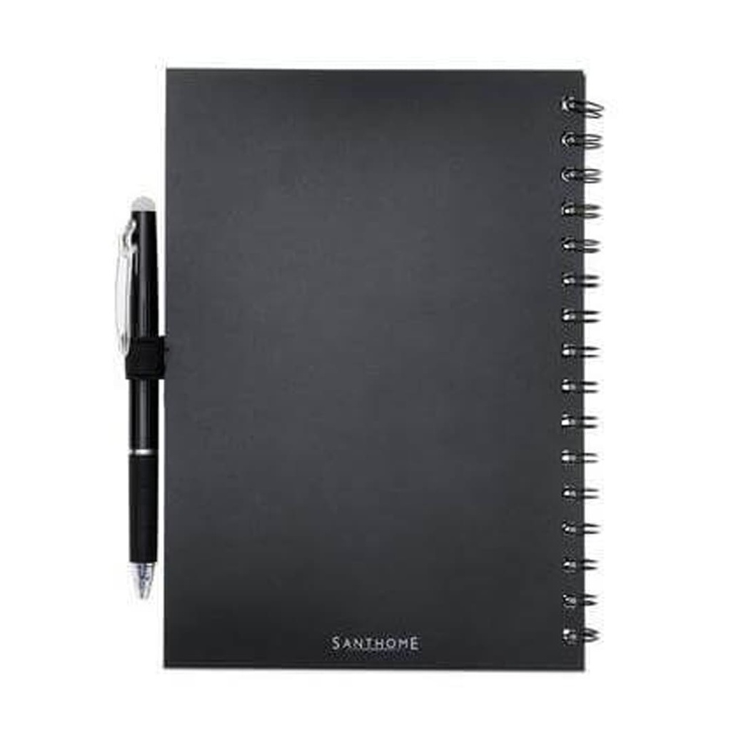 ETERNITY - Santhome Erasable Notebook & Pen Set (Black)