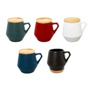 SEVILLA - eco-neutral Ceramic Mug with Bamboo Lid - Black