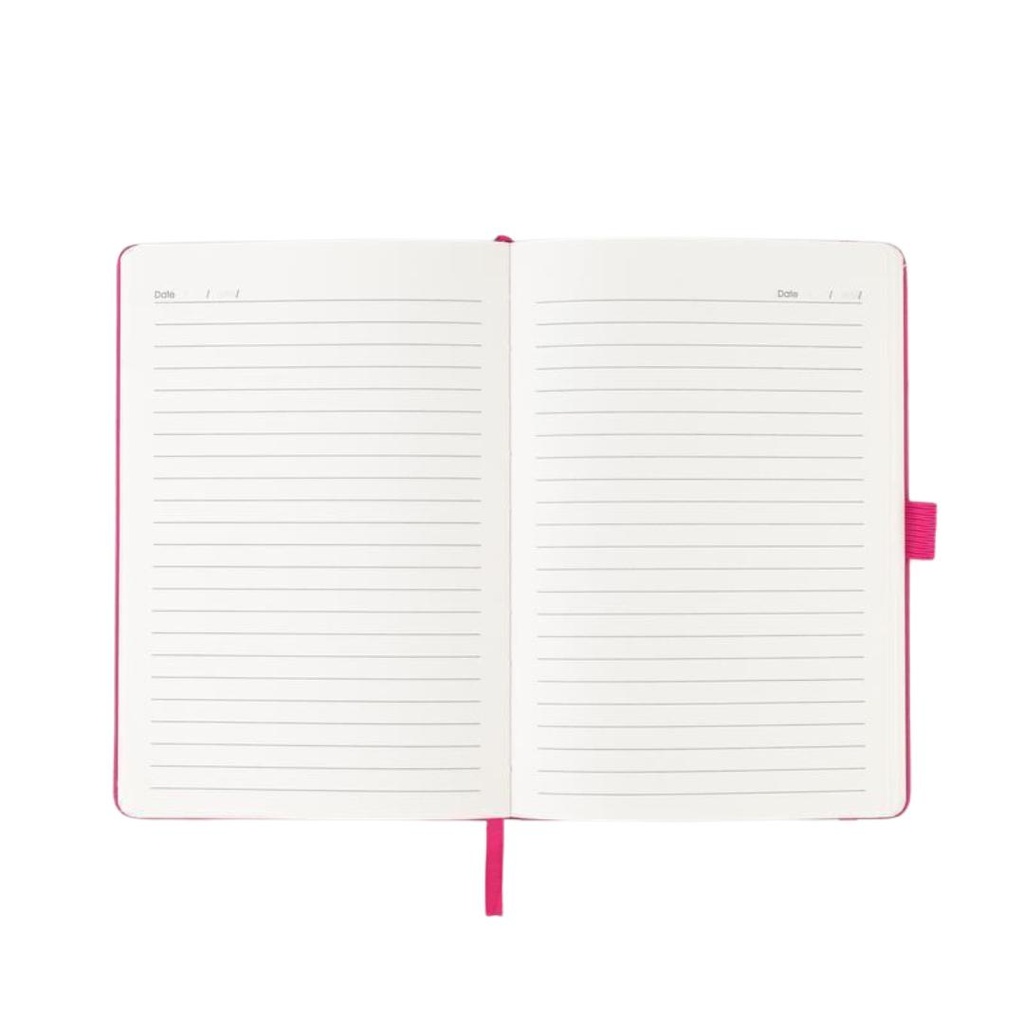 JURSI - Giftology A5 PU Notebook with Pen Loop - Pink