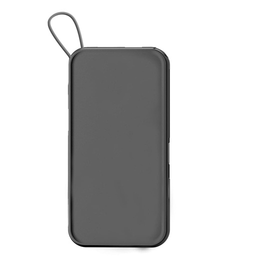 ROTTERDAM - @memorii® 10,000mAh Universal Wireless Powerbank with inbuilt cables - Black