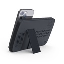 RISE - Giftology Digital Alarm Clock Wireless Charger - Black