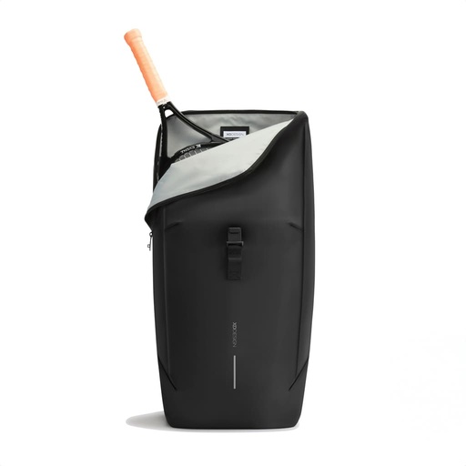  Urban Water Resistant Flap-top Backpack - Black