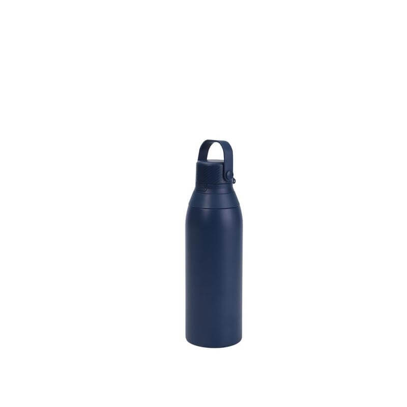EVORA - Hans Larsen Double Wall Stainless Steel Vacuum Bottle - 750ml - Navy
