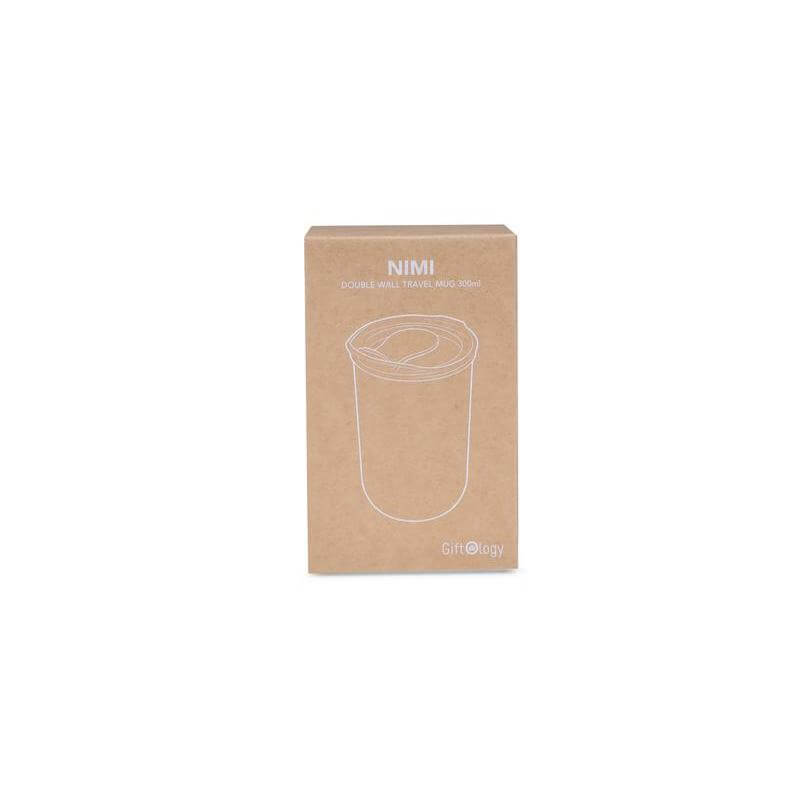 NIMI - Giftology Double Wall Travel Mug 300ml - Violet