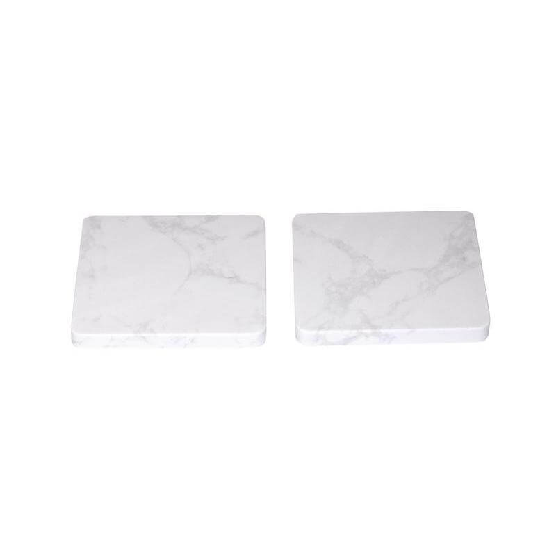 CARRARA - Giftology Set of 2 Marble Coasters