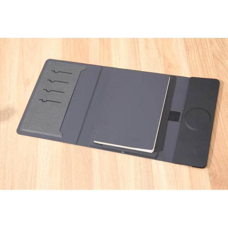 BERGMUND - Santhome 10000mAh Mag Wireless Powerbank Portfolio - Black