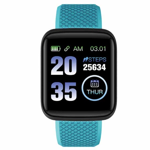 WANAKA - Giftology Smart Fitness Tracker - Cyan