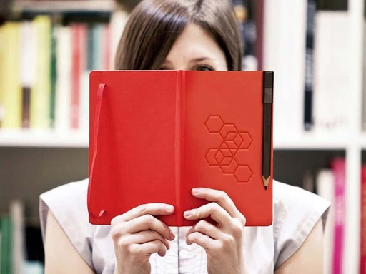 Moleskine Classic Large Ruled Hard Cover Notebook - Scarlet Red