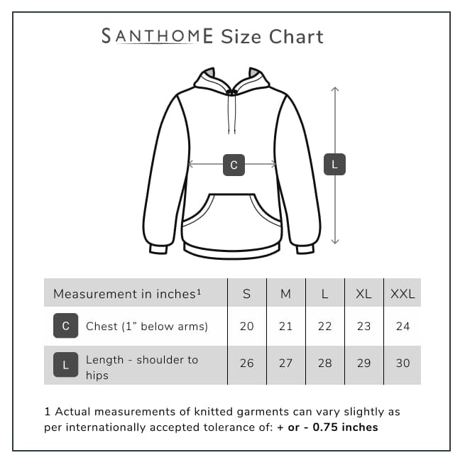 ARTIK - SANTHOME Hoodie without Zipper