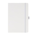 JURSI - Giftology A5 PU Notebook with Pen Loop - White