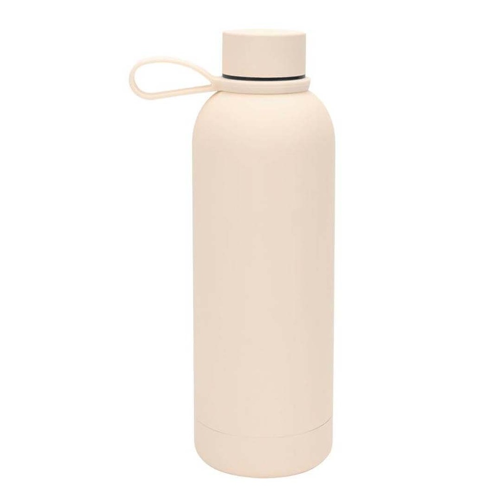 CADIZ - Giftology Double Wall Stainless Steel Bottle 500ml - Sand