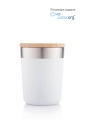 [DWHL 334] LAREN - CHANGE Collection Insulated Mug - White