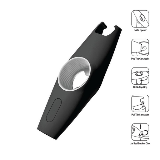 [MTBO 9140] BOTTO - Giftology 5-in-1 Multi-functional Bottle Opener - Black