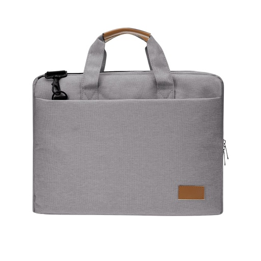 [MBSN 2174] SLOTEN - Santhome® 15" Laptop Bag - Grey/Tan