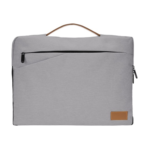 [LSSN 2176] SALCEA - Santhome® 15" Laptop Sleeve - Grey/Tan