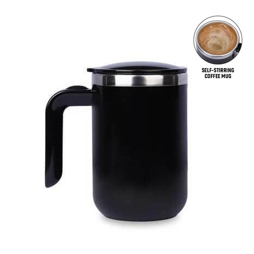 [DWHL 3241] CAFFE - Hans Larsen Auto-Stirring Coffee Mug - Black