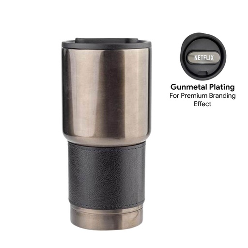 [DWHL 3261] BOLIN - Hans Larsen Insulated Tumbler with Grip Sleeve 530ml - Black