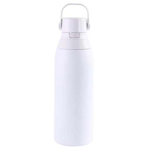 [DWHL 3269] EVORA - Hans Larsen Double Wall Stainless Steel Vacuum Bottle - 750ml - White