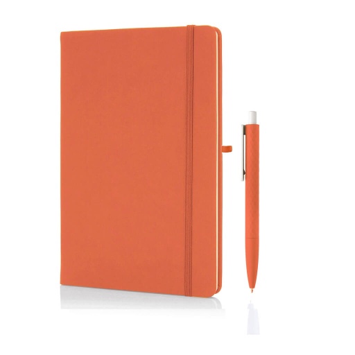 [GSGL 204] LIBELLET Giftology A5 Notebook With Pen Set (Orange)