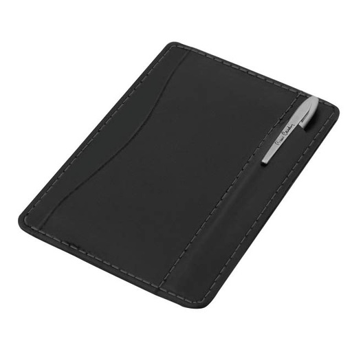 [LAPC 761] Pierre Cardin LOUVRE Genuine Leather Cardholder